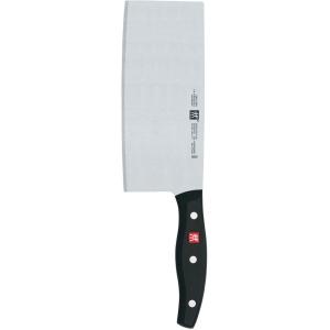 imageZWILLING Twin Signature 7inch Chinese Vegetable Cleaver RazorSharp Made in CompanyOwned German Factory with Special Formula Steel perfected for almost 300 Years German KnifeBlackStainless Steel