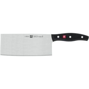imageZWILLING Twin Signature 7inch Chinese Vegetable Cleaver Vegetable Cleaver RazorSharp Made in CompanyOwned German Factory with Special Formula Steel perfected for almost 300 Years German KnifeBlackStainless Steel