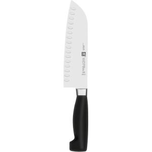 imageZwilling JA Henckels Twin Signature Chinese Chef Knife Santoku Knife 7 InchStainless Steel BlackBlackStainless Steel