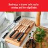 imageZWILLING Professional S 7Piece RazorSharp German Block Knife Set With Beechwood InDrawer Knife Tray Made in German Factory with Special Formula Steel perfected for almost 300 Years