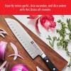 imageZWILLING Professional S 7inch RazorSharp German Hollow Edge Santoku Knife Made in CompanyOwned German Factory with Special Formula Steel perfected for almost 300 Years Dishwasher SafeBlackStainless Steel