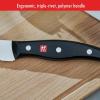 imageZWILLING Twin Signature 15Piece German Knife Set with Block RazorSharp Made in CompanyOwned German Factory with Special Formula Steel perfected for almost 300 Years Dishwasher SafeNatural
