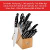 imageZWILLING Twin Signature 15Piece German Knife Set with Block RazorSharp Made in CompanyOwned German Factory with Special Formula Steel perfected for almost 300 Years Dishwasher SafeNatural