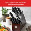imageZWILLING Twin Signature 15Piece German Knife Set with Block RazorSharp Made in CompanyOwned German Factory with Special Formula Steel perfected for almost 300 Years Dishwasher SafeBrown