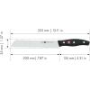imageZWILLING Twin Signature 8inch Bread Knife Cake Knife RazorSharp Made in CompanyOwned German Factory with Special Formula Steel perfected for almost 300 Years Dishwasher SafeBlackBlack