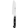 imageZWILLING Professional S 5inch RazorSharp German Hollow Edge Santoku Knife Made in CompanyOwned German Factory with Special Formula Steel perfected for almost 300 Years Dishwasher SafeBlackStainless Steel