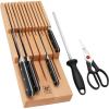 imageZWILLING Professional S 7Piece RazorSharp German Block Knife Set With Beechwood InDrawer Knife Tray Made in German Factory with Special Formula Steel perfected for almost 300 Years