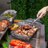 imageZWILLING BBQ 165inch Grill Spoon BBQ accessories Stainless Steel Metal Cooking Spoon Dishwasher Safe Perfect for Outdoor Cooking and BBQ GrillsSilver