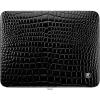 imageZWILLING Beauty TWINOX Manicure and Pedicure Crocodile Pattern Cowhide Leather Case with Zip Closure Nail Care Kit 11Piece Premium Travel Nail Kit Matte BlackBlack
