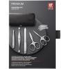 imageZWILLING Beauty TWINOX Manicure and Pedicure Yak Leather Case with Frame Closure Nail Care Kit 6Piece Premium Travel Nail Kit BlackStainless Steel