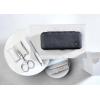 imageZWILLING Beauty TWINOX Manicure and Pedicure Yak Leather Case with Frame Closure Nail Care Kit 6Piece Premium Travel Nail Kit BlackStainless Steel