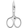 imageZWILLING Beauty TWINOX Nail Scissors and Cuticle Scissors 2in1 Scissors for Precise Cutting Durable Stainless Steel Manicure Scissors Matte Premium Nail Care 90 mmSilver