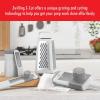 imageZWILLING ZCut Tower Multifunctional Box Grater Faster Grating Technology Cheese Grater Zester Garlic grater Slicer Rasp Grater and more GrayFine Grater
