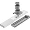 imageZWILLING ZCut Tower Multifunctional Box Grater Faster Grating Technology Cheese Grater Zester Garlic grater Slicer Rasp Grater and more GrayFine Grater