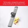 imageZWILLING ZCut Tower Multifunctional Box Grater Faster Grating Technology Cheese Grater Zester Garlic grater Slicer Rasp Grater and more GrayFine Grater