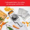 imageZWILLING ZCut Tower Multifunctional Box Grater Faster Grating Technology Cheese Grater Zester Garlic grater Slicer Rasp Grater and more GrayMulti Grater