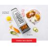 imageZWILLING ZCut Tower Multifunctional Box Grater Faster Grating Technology Cheese Grater Zester Garlic grater Slicer Rasp Grater and more GrayTower Grater