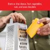 imageZWILLING ZCut Tower Multifunctional Box Grater Faster Grating Technology Cheese Grater Zester Garlic grater Slicer Rasp Grater and more GrayTower Grater