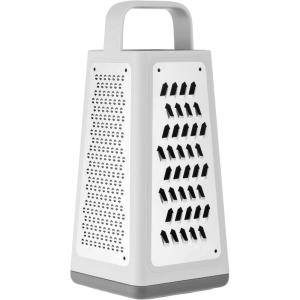 imageZWILLING ZCut Tower Multifunctional Box Grater Faster Grating Technology Cheese Grater Zester Garlic grater Slicer Rasp Grater and more GrayTower Grater