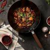 imageZWILLING Dragon 12inch Carbon Steel Wok with LidBlack