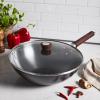 imageZWILLING Dragon 12inch Carbon Steel Wok with LidBlack