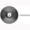 imageZWILLING Joy Plus 12inch Stainless Steel Nonstick Wok with LidStainless Steel