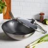 imageZWILLING Joy Plus 12inch Stainless Steel Nonstick Wok with LidStainless Steel