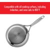 imageZWILLING Spirit Energy  2pc Stainless Steel Ceramic Nonstick 10in ampamp 12in Fry Pan SetStainless Steel