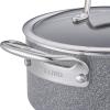 imageZWILLING Vitale 3qt Nonstick Saute Pan with Lid Aluminum Scratch Resistant Made in ItalyGray