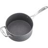 imageZWILLING Vitale 4qt Nonstick Saucepan with Handle helper and Lid Aluminum Scratch Resistant Made in Italy Gray4qt