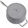 imageZWILLING Vitale 4qt Nonstick Saucepan with Handle helper and Lid Aluminum Scratch Resistant Made in Italy Gray4qt