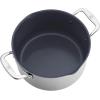imageZWILLING Vitale 6qt Nonstick Dutch Oven with Lid Aluminum Scratch Resistant Made in Italy GrayStainless Steel