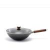 imageZWILLING Dragon 12inch Carbon Steel Wok with LidBlack