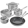 imageZWILLING Spirit Energy  10pc Stainless Steel Ceramic Nonstick Cookware Set10pc Newer Version