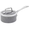 imageZWILLING Vitale 1qt Nonstick Saucepan with Lid Aluminum Scratch Resistant Made in ItalyGray