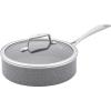 imageZWILLING Vitale 3qt Nonstick Saute Pan with Lid Aluminum Scratch Resistant Made in ItalyGray