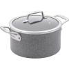 imageZWILLING Vitale 6qt Nonstick Dutch Oven with Lid Aluminum Scratch Resistant Made in Italy GrayGray