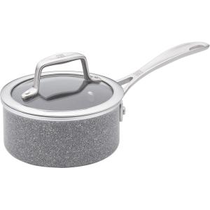 imageZWILLING Vitale 1qt Nonstick Saucepan with Lid Aluminum Scratch Resistant Made in ItalyGray
