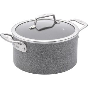 imageZWILLING Vitale 6qt Nonstick Dutch Oven with Lid Aluminum Scratch Resistant Made in Italy GrayGray
