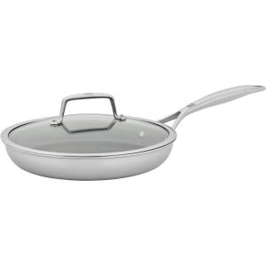 imageZwilling Spirit Energy  10inch Stainless Steel Ceramic Nonstick Fry Pan with LidStainless Steel