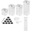 imageZWILLING Fresh ampamp Save Cube Box Starter Set 6pc Plastic Airtight Dry Food Storage Container Small Cube Set