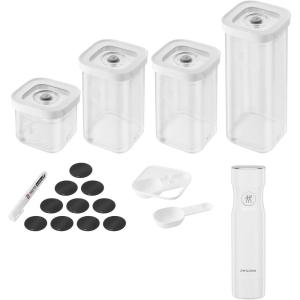 imageZWILLING Fresh ampamp Save Cube Box Starter Set 6pc Plastic Airtight Dry Food Storage Container Small Cube Set