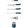 imageZWILLING Now S Knife Block Set 6pc Blueberry BlueBlueberry Blue