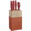 imageZWILLING Now S Knife Block Set 6pc Blueberry BlueGrenada Orange