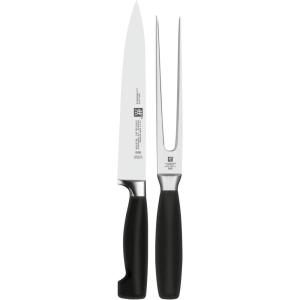 imageZWILLING Four Star 2Piece RazorSharp German Carving Set Made in CompanyOwned German Factory with Special Formula Steel perfected for almost 300 Years Dishwasher Safe