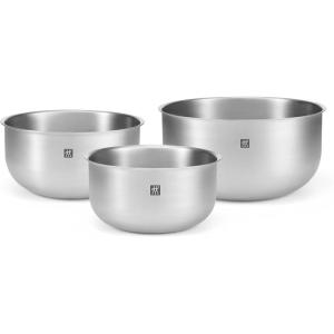 imageZWILLING Prep 3pc Brushed Stainless Steel Nesting Bowls SetStainless Steel