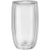 imageZWILLING Sorrent 39500110 Sorrento Double Wall Glasses Espresso 2Piece Set Insulated Double LayerTransparent