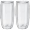 imageZWILLING Sorrent 39500110 Sorrento Double Wall Glasses Espresso 2Piece Set Insulated Double LayerWhite