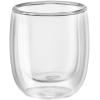 imageZWILLING Sorrento Plus 2pc DoubleWall Glass Cappuccino Mug Set Glass 27 fluid ounce Pack of 2Clear
