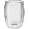 imageZWILLING Sorrento Plus 2pc DoubleWall Glass Cappuccino Mug Set Glass 27 fluid ounce Pack of 2Clear